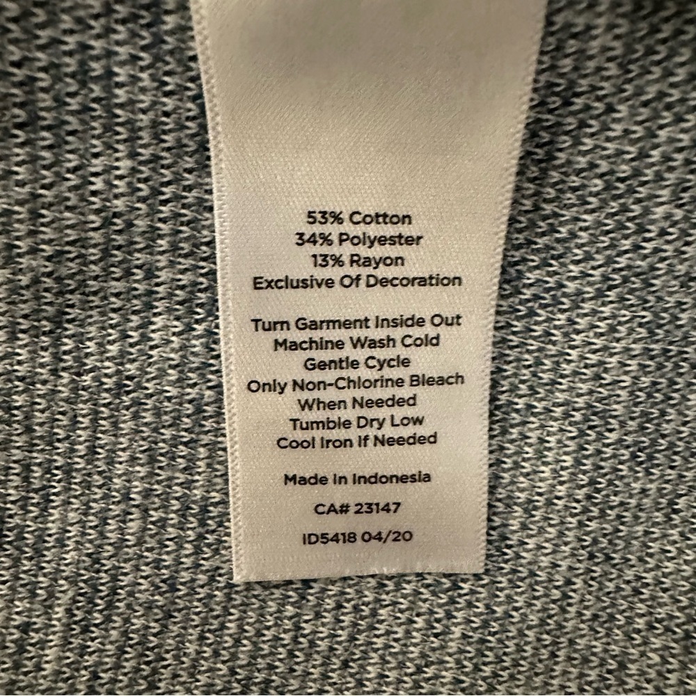 Talbots beachy coastal spring color block cowl neck pullover leisurewear top - Picture 10 of 10